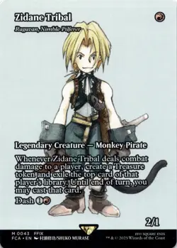 Zidane Tribal - Ragavan, Nimble Pilferer (Showcase) Final Fantasy Magic MTG - Image 1