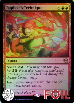 Raphael's Technique - Foil - Teenage Mutant Ninja Turtles - 105 NM - Image 1