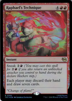 Raphael's Technique - Foil - Teenage Mutant Ninja Turtles - 105 NM - Image 2