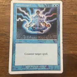 Counterspell 7th Edition MTG Alter/Altered Art - Image 1