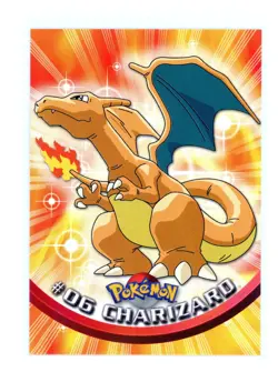 Topps Pokemon #06 Charizard Nonfoil - Image 1