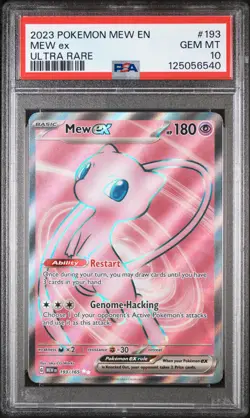 Mew Ex #193 2023 Pokemon Mew En-151 PSA 10 250001 - Image 1