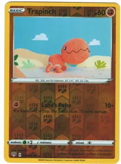 Trapinch 89/189 Darkness Ablaze Reverse Holo Common Pokemon TCG - Image 1