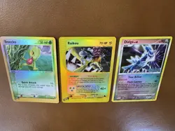 Lot of 3 Pokemon Reverse Holo Cards — Treecko, Raikou, Dialga — Possible Altered - Image 5