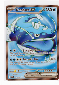 Dondozo ex 211/182 - Pokemon TCG - Destined Rivals Ultra Rare Holo - NM/MINT - Image 1