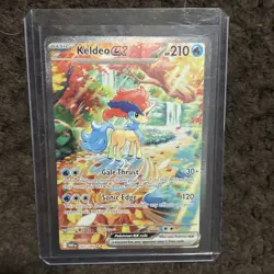 Pokemon Keldeo EX 210 HP Sv: White Flare Holo Rare Card 167/086 English - Image 1