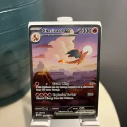 Pokemon 2023 - Charizard ex 199/165 - Scarlet & Violet 151 Holo - Near Mint! - Image 2