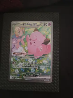Pokemon Lillie's Clefairy EX Holo 184/159 Sv09 Journey Together SIR HP190 - Image 1