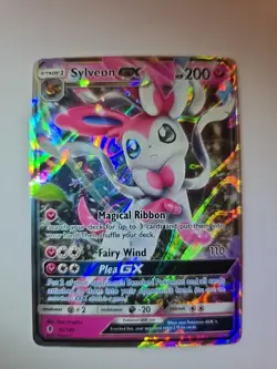 Pokemon TCG Sylveon GX Guardians Rising Holo Ultra Rare Card 92/145 Nm - Image 1