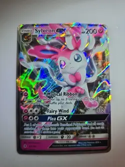 Pokemon TCG Sylveon GX Guardians Rising Holo Ultra Rare Card 92/145 Nm - Image 2