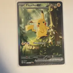 Pokemon Pikachu EX Holo 276/217 ASC Set 200 HP Thunderbolt TCG Card - Image 3