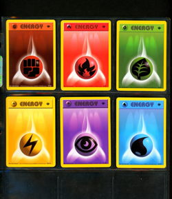 Pokemon 1ST EDITION CHINESE Base Set COMPLETE Non Holo BASIC ENERGY Cards 97-102 - Image 2