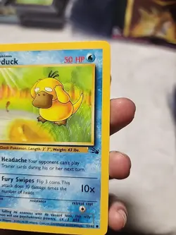 1999 Pokemon 1st Edition Fossil 53/62 Psyduck LP - Image 3
