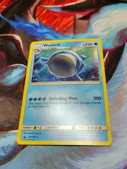 Wailord 40/168 Pokemon TCG Sun & Moon Celestial Storm Rare Non Holo LP - Image 1