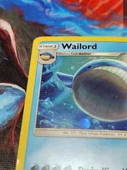 Wailord 40/168 Pokemon TCG Sun & Moon Celestial Storm Rare Non Holo LP - Image 2