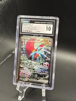 Roaring Moon EX 251/182 Special Illustration Rare Pokemon CGC 10 Gem Mint - Image 1