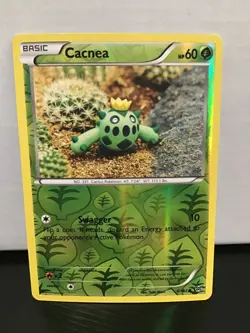 Cacnea 4/162 Reverse Holo Common Pokemon BREAKthrough - Image 1
