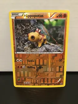 Hippopotas 87/160 Pokemon Primal Clash Reverse Holo Common - Image 1