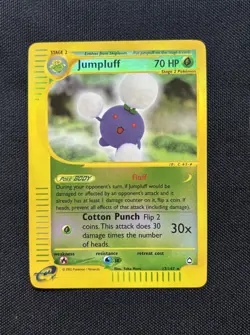 Pokemon Jumpluff Aquapolis 017/147 70 HP Rare Reverse Holo Stage 2 English - Image 1
