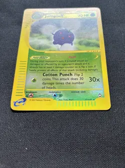 Pokemon Jumpluff Aquapolis 017/147 70 HP Rare Reverse Holo Stage 2 English - Image 2