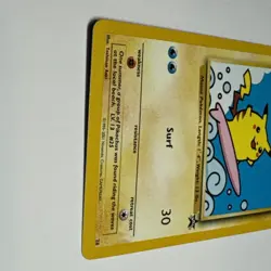 Pokemon TCG Surfing Pikachu WOTC Black Star Promo - Image 3