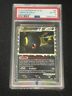 Pokemon Umbreon Prime 86/90 Undaunted Ultra Rare Holo PSA 2010 English - Image 1