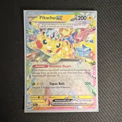 Pokemon Pikachu EX Holo Double Rare 057/191 Sv08 Surging Sparks 200 HP - Image 1
