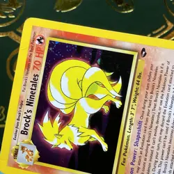 Brock's Ninetales Gym Challenge 3/132 Unlimited Holo Rare Pokemon MP + - Image 3