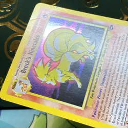 Brock's Ninetales Gym Challenge 3/132 Unlimited Holo Rare Pokemon MP + - Image 5