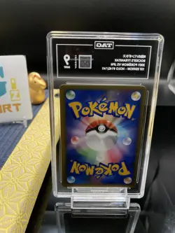 2001 Pokemon Japanese Rocket's Tyranitar Holo VS Series 1st Ed #142/141 TAG 9 - Image 3