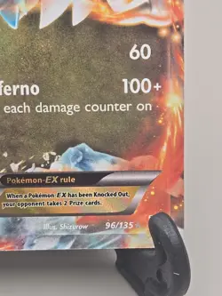 White Kyurem EX 96/135 Ultra Rare Black & White Plasma Storm Pokemon - Image 4