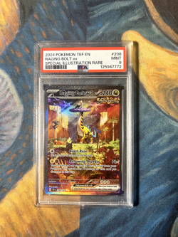 Pokemon TCG - Raging Bolt ex 208/162 SIR Temporal Forces PSA 9 - Image 1