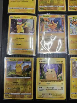 16 Pikachu Lot Pokemon TCG Reverse Holo, Promo, Baby Shiny, Holo, Sealed MINT! - Image 4