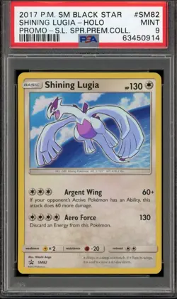 Pokemon Shining Lugia Shining Legends Super Premium Coll. Holo Promo SM82 PSA 9 - Image 1
