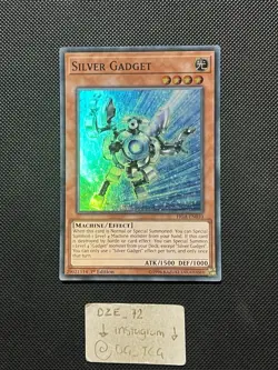 Yugioh - Silver Gadget - FIGA-EN010 - Super Rare - 1st Edition - NM - Image 1
