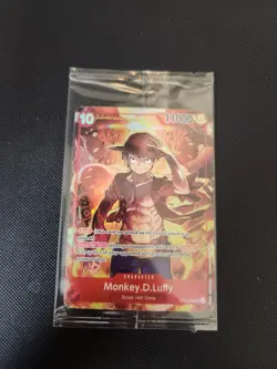 Monkey D. Luffy SR ST10-006 - Treasure Booster Promo - One Piece TCG Sealed - Image 1