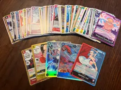 OP-14 & EB-03 60 Card LOT w/ Holos, Base Etc. One piece cards - Image 1