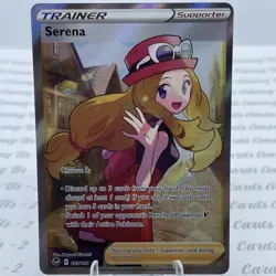 Pokemon TCG Serena Full Art Silver Tempest Holo Ultra Rare Card 193/195 MINT - Image 1