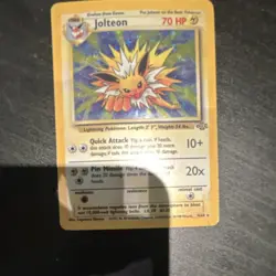 Pokemon Jolteon Jungle Holo Rare 4/64 70HP Stage 1 Card Nintendo Pokemon TCG - Image 1