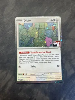 Ditto 132/165 Prize Pack Series Cards Holo STAMPED NM - Image 1