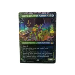 Mikey & Don, Party Planners (Showcase) Teenage Mutant Ninja Turtles Foil - Image 1