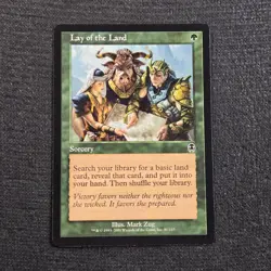 Magic: The Gathering Apocalypse Lay of the Land Common 81 Lightly Played - Image 1