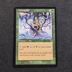Magic: The Gathering Apocalypse Urborg Elf Common 90 Lightly Played - Image 1