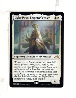 MTG SkeenAB Light-Paws Emperor's Voice from NEO. NM. - Image 1