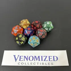 Mixed Lot Of MTG 20-SIDED Oversized LIFE COUNTER DICE 8 Total - Image 1