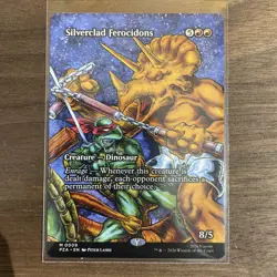 Silverclad Ferocidons (Borderless) Teenage Mutant Ninja Turtles Eternal-Legal... - Image 1