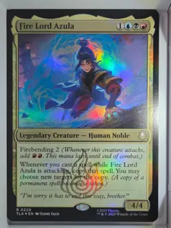 Fire Lord Azula (FOIL) - R220 - MTG - Avatar: The Last Airbender (TLA) - Image 1