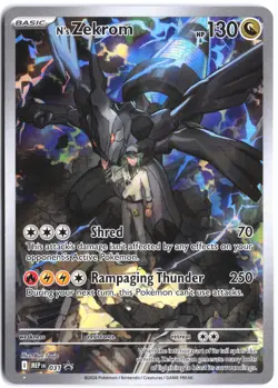 N's Zekrom 031 Holofoil Promo ME: Mega Evolution Promo Pokemon - Image 1