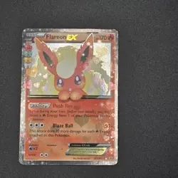 Flareon EX RC6/RC32 Generations: Radiant Collection Ultra Rare Pokemon LP/NM - Image 3