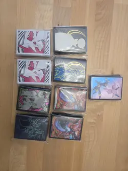 Lot Of 9 Pokemon Official TCG Sleeves Factory Sealed - Image 1